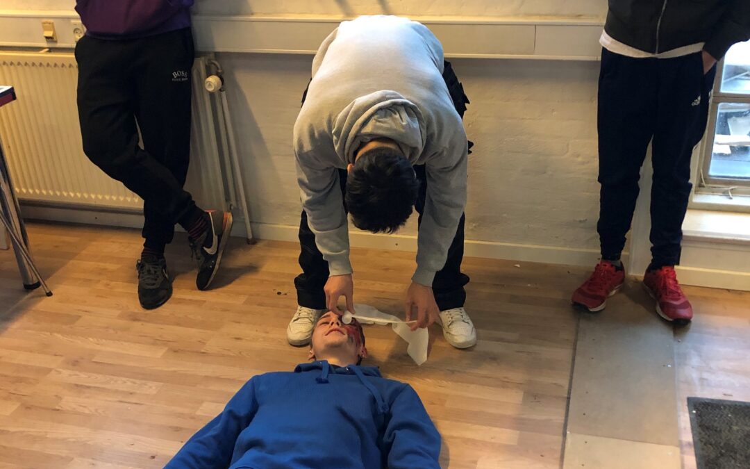 Foto fra førstehjælpskursus