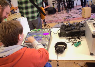 Fotos elev i undervisningen