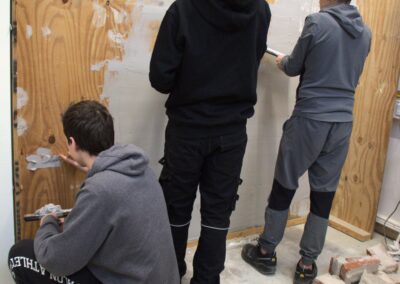 Foto af arbejde med spartling i undervisningen