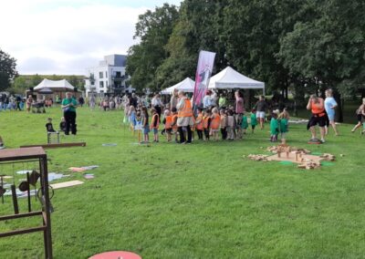 Ingen frokostpause: Elever var ultrapopulære på Børnekulturfestivalen