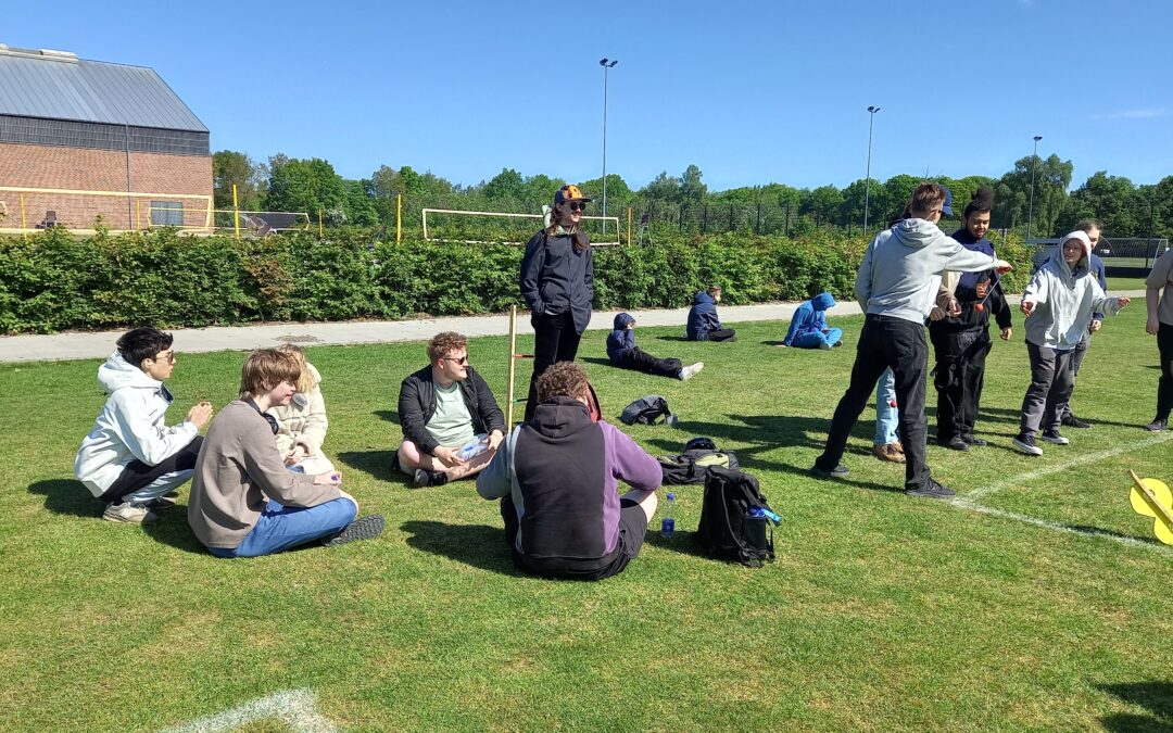 Foto af elever til sportsdag 2025