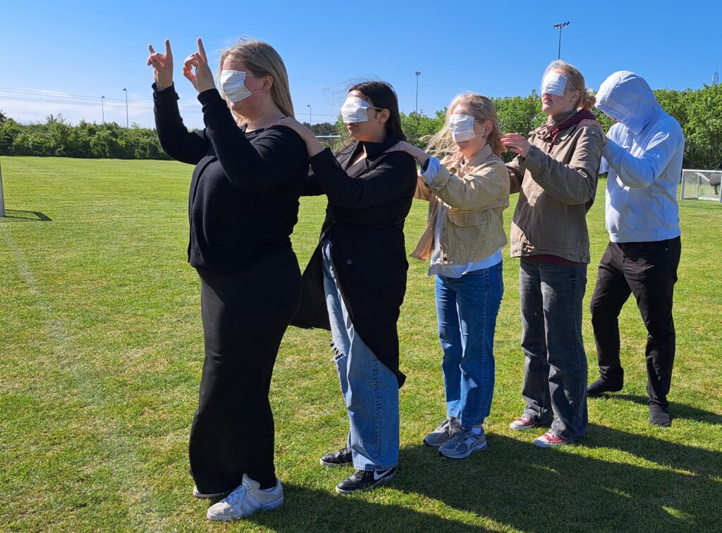 Foto af elever til sportsdag 2025