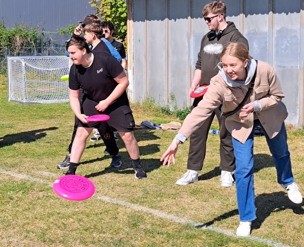 Foto af elever til sportsdag 2025
