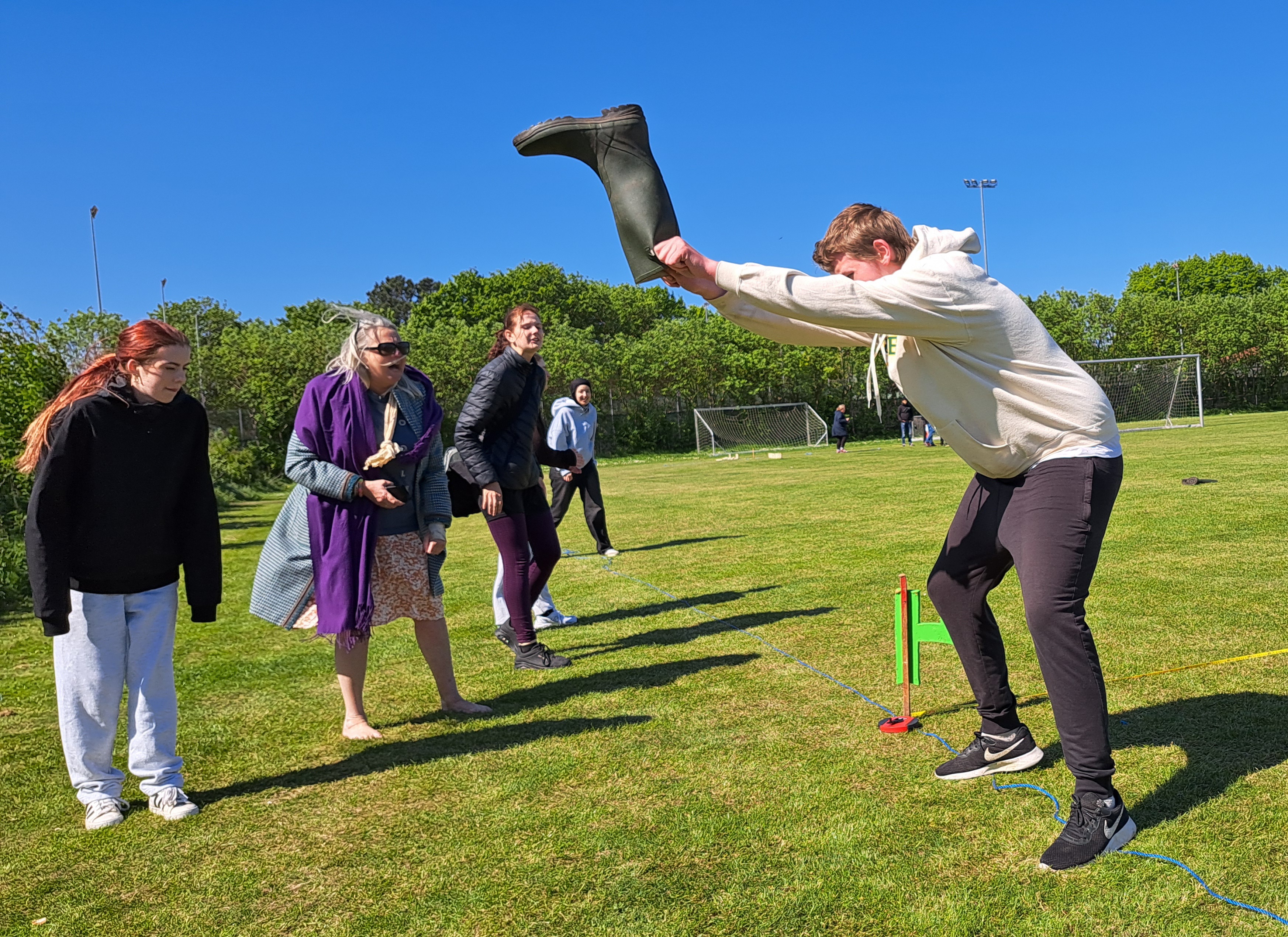 Foto af elever til sportsdag 2025