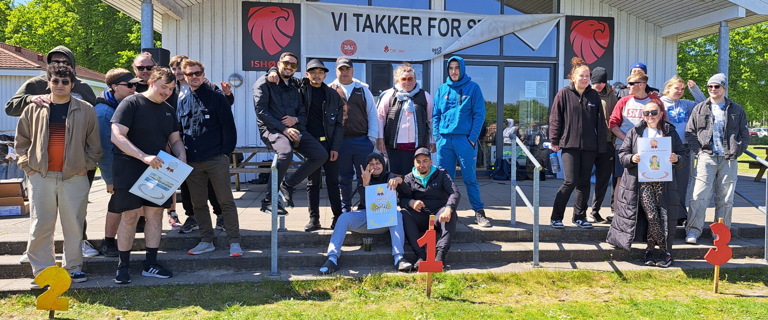 Foto af elever til sportsdag 2025