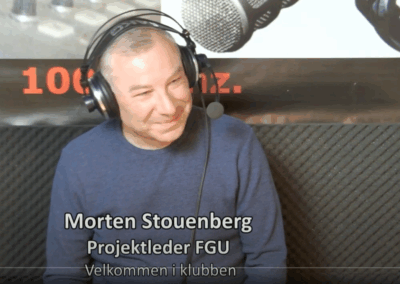 TV-interview om trivselsprojektet Velkommen i Klubben